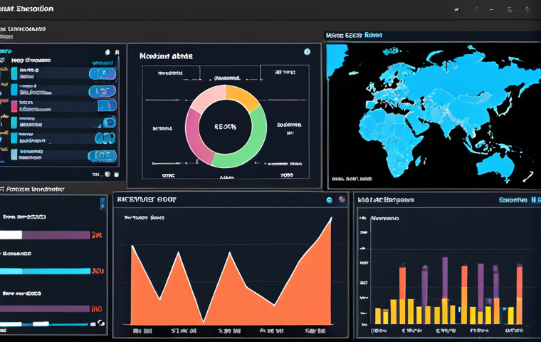 **Network Traffic Analysis Dashboard:** "A modern network security dashboard visualizing deep packet inspection data, showing network traffic patterns and potential anomalies. Focus on clear charts, graphs, and color-coded alerts. Style: Clean, professional, data-driven."
