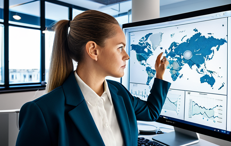 **
"A cybersecurity analyst working at a brightly lit, modern office in Stockholm, Sweden. She is wearing professional attire: a tailored blazer and slacks. She is focused on a screen displaying complex network diagrams and security alerts. The scene depicts a sense of vigilance and expertise. Safe for work, appropriate content, fully clothed, professional, perfect anatomy, correct proportions, natural pose, well-formed hands, proper finger count, natural body proportions, high quality."
**
