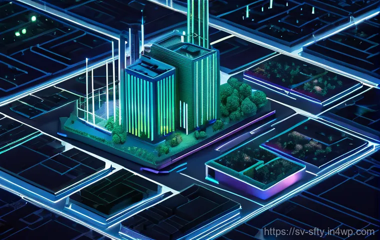 네트워크 보안 모니터링 도구의 시장 동향 - **A Digital Guardian in the Network:** A highly detailed, futuristic image depicting a stylized digi...